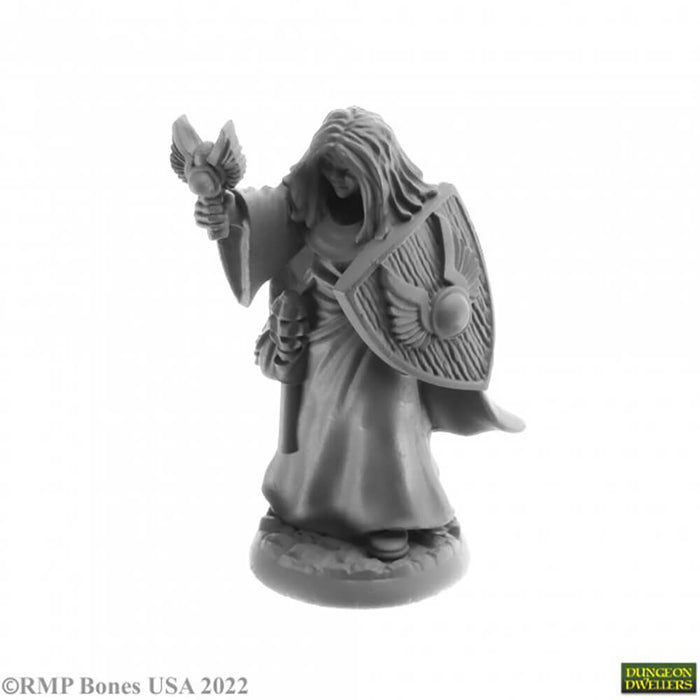 Mini - Reaper Bones USA 07066 Thess Ironfaith (Cleric)