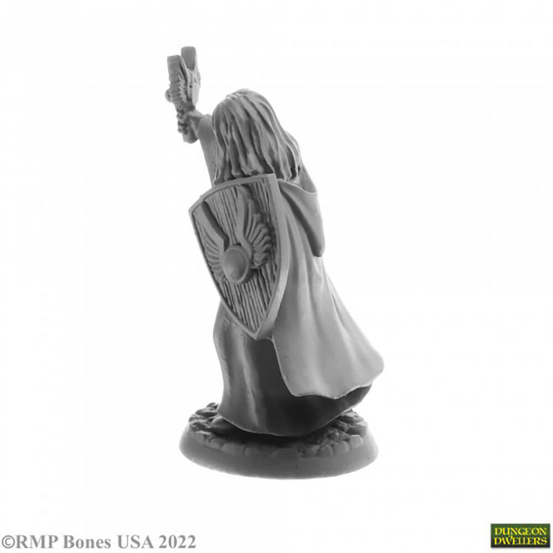 Mini - Reaper Bones USA 07066 Thess Ironfaith (Cleric)