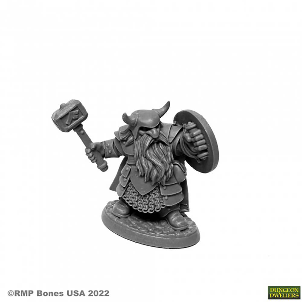 Mini - Reaper Bones USA 07011 Borin Ironbow (Dwarf) — Twenty Sided™