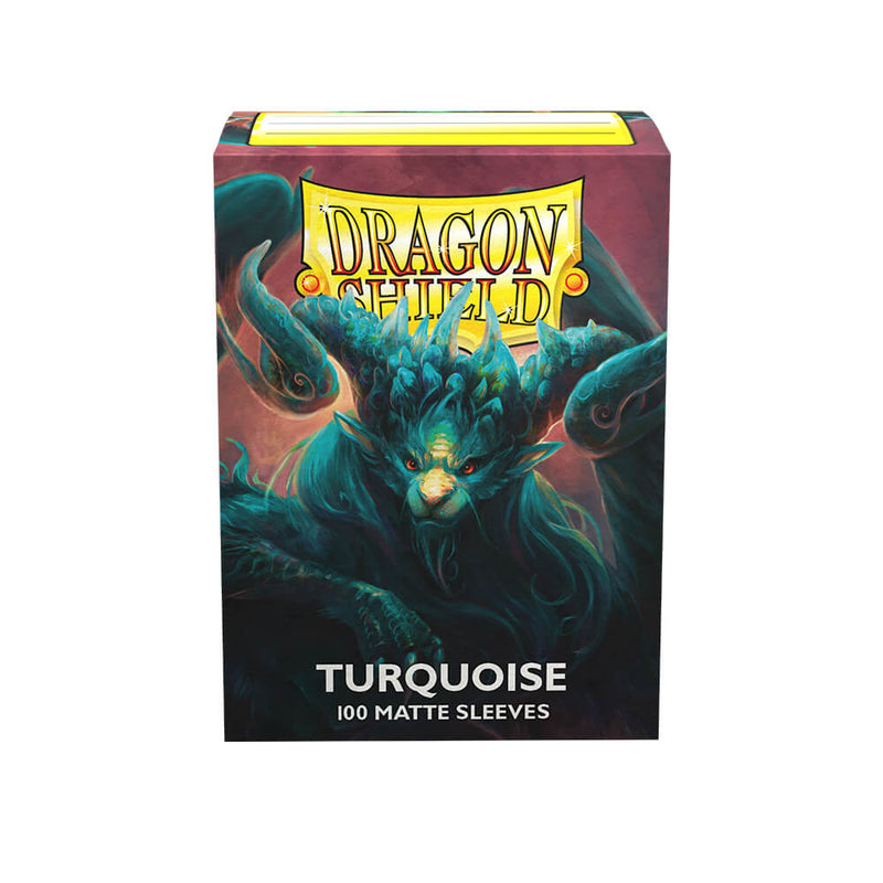Sleeves Dragon Shield (100ct) Matte : Turquoise