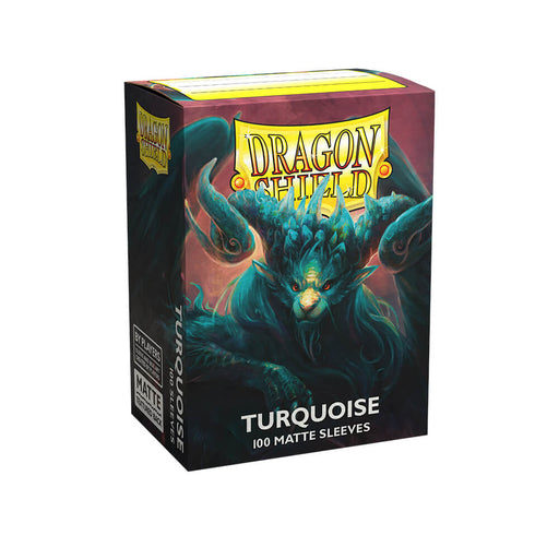 Sleeves Dragon Shield (100ct) Matte : Turquoise