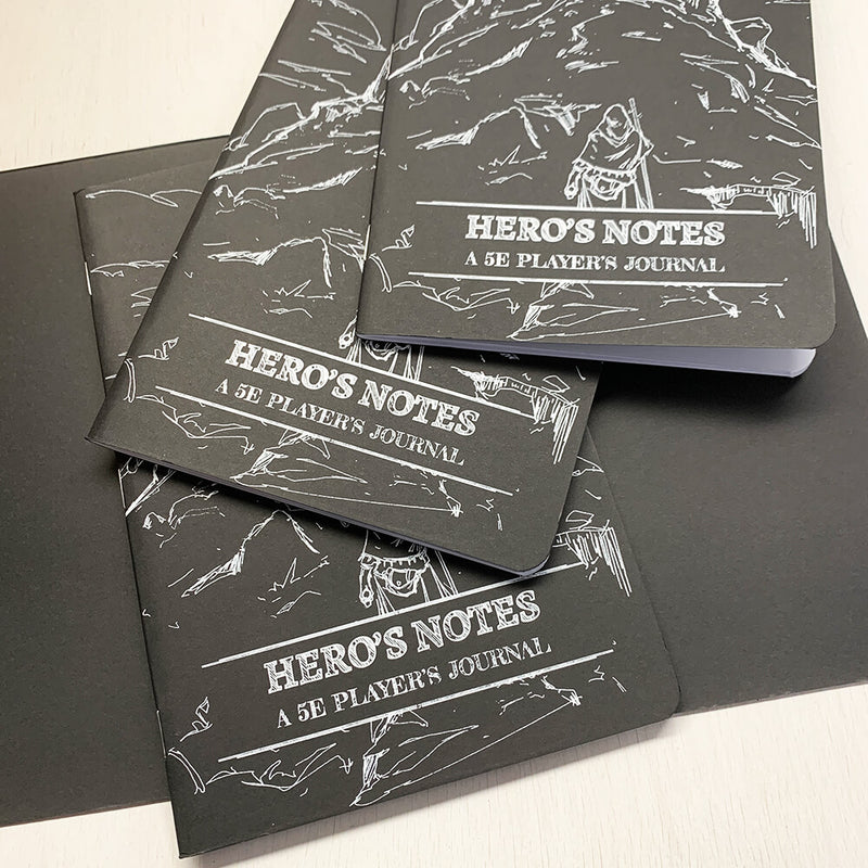 Journal Dungeon Notes : Player (3ct) Black