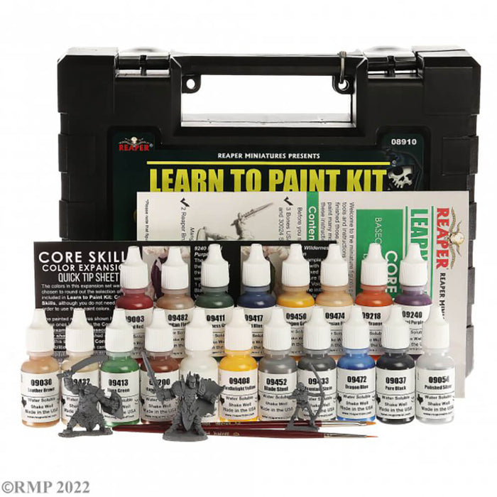 Paint Kit Reaper Learn to Paint : 08910 Core Skills Bundle