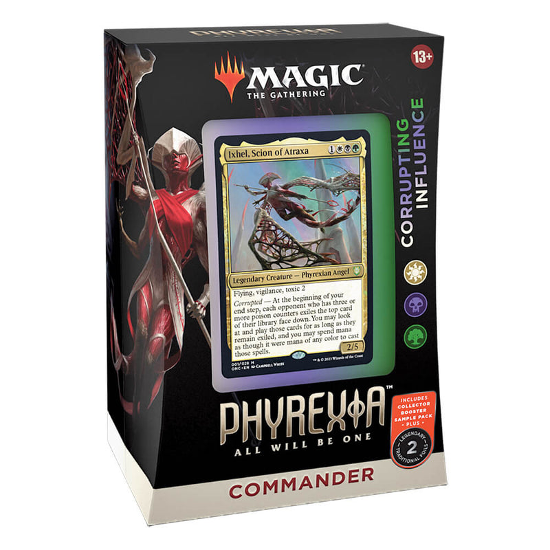 MTG Commander Phyrexia : All Will Be One : Corrupting Influence (WBG) Twenty Sided MTG Commander Phyrexia : All Will Be One : Corrupting Influence (WBG) Twenty Sided