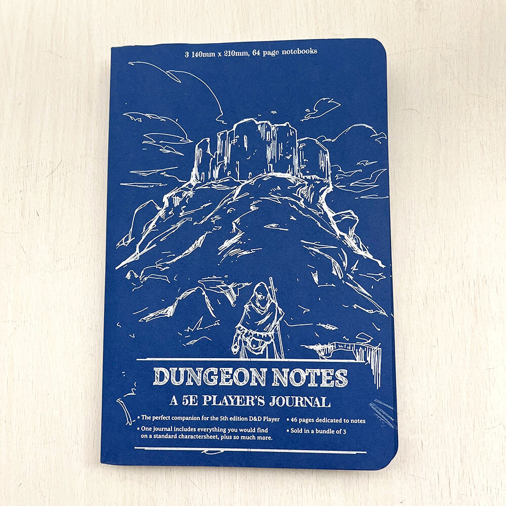 Journal Dungeon Notes : Player (3ct) Blue — Twenty Sided™