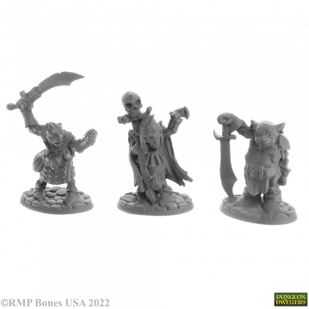 Mini - Reaper Bones USA 07046 Goblin Elites (3ct)