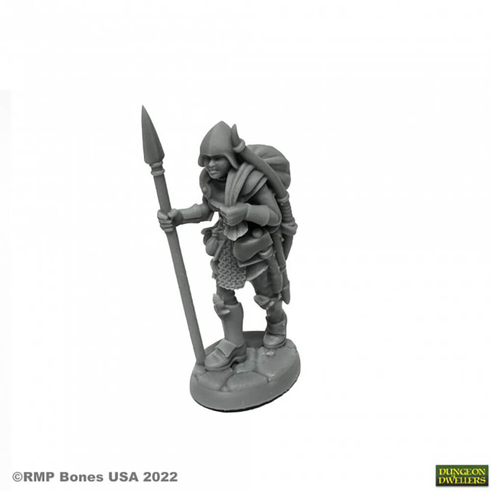 Mini - Reaper Bones USA 07075 Marina, Overladen Henchwoman — Twenty Sided