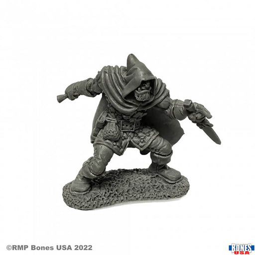 Mini - Reaper Bones USA 30085 Rogan, Half Orc Thief (Rogue)