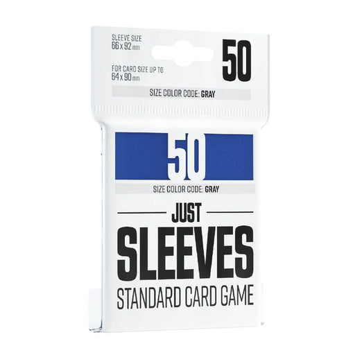 Sleeves Gamegenic Just Sleeves (Gray 66x92mm 50ct) Blue