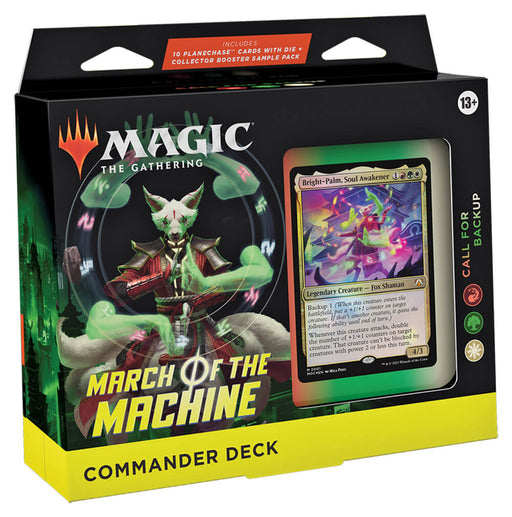 backup cards mtg MTG Commander March of the Machine : Call for Backup (RGW) — Twenty Sided