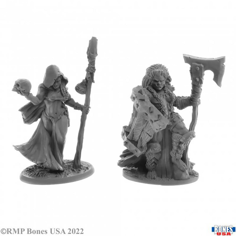 Mini - Reaper Bones USA 30054 Jade Fire Leaders (2ct)