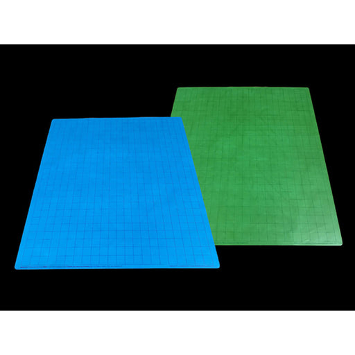 Battlemap Chessex (23x26in) Reversible 1 inch Squ Blue / Green