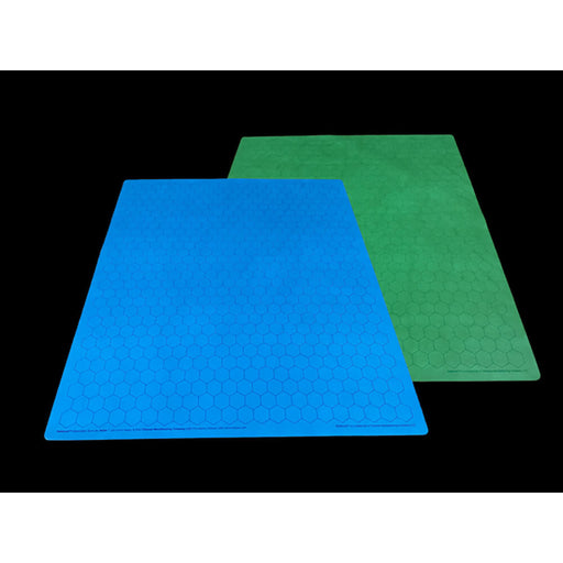 Battlemap Chessex (23x26in) Reversible 1 inch Hex Blue / Green