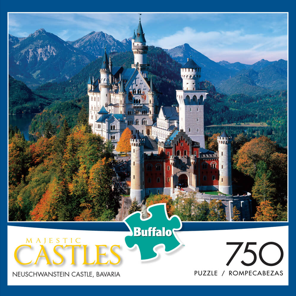 Puzzle (750pc) Majestic Castles : Neuschwanstein Castle