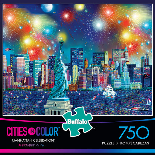 Puzzle (750pc) Cities in Color : Manhattan Celebration