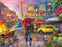 Puzzle (750pc) Cities in Color : Raining in Paris