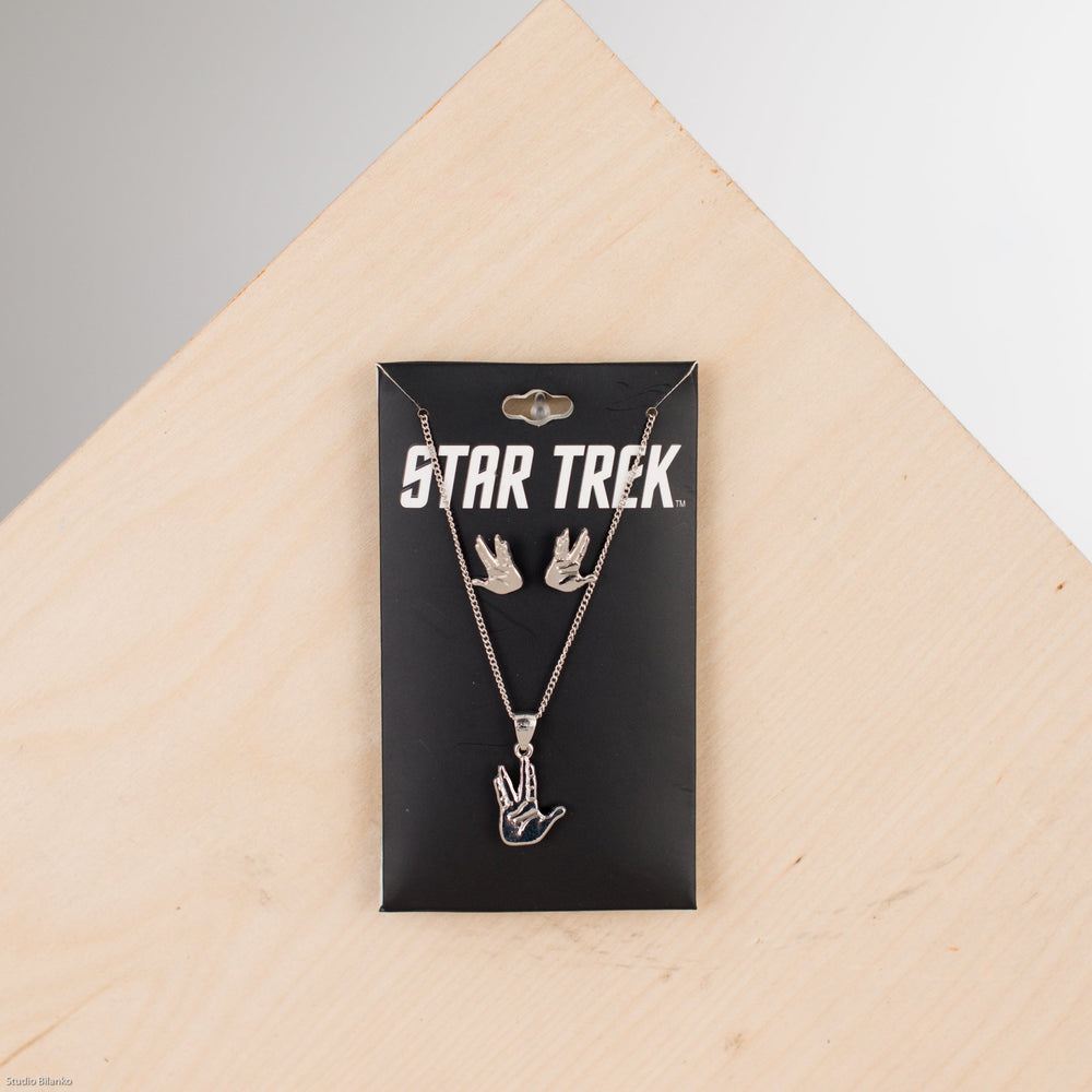 Star Trek Set Earring & Necklace : Vulcan