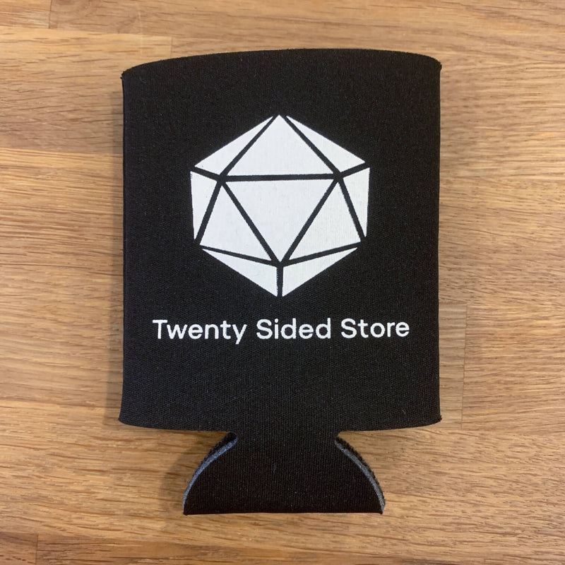 Twenty Sided™ Koozie : Logo Black / White