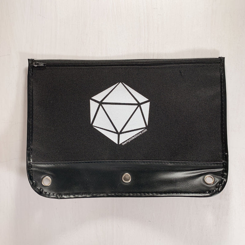Pencil Case 3-ring Zipper Pouch 20ss Logo : Black / White