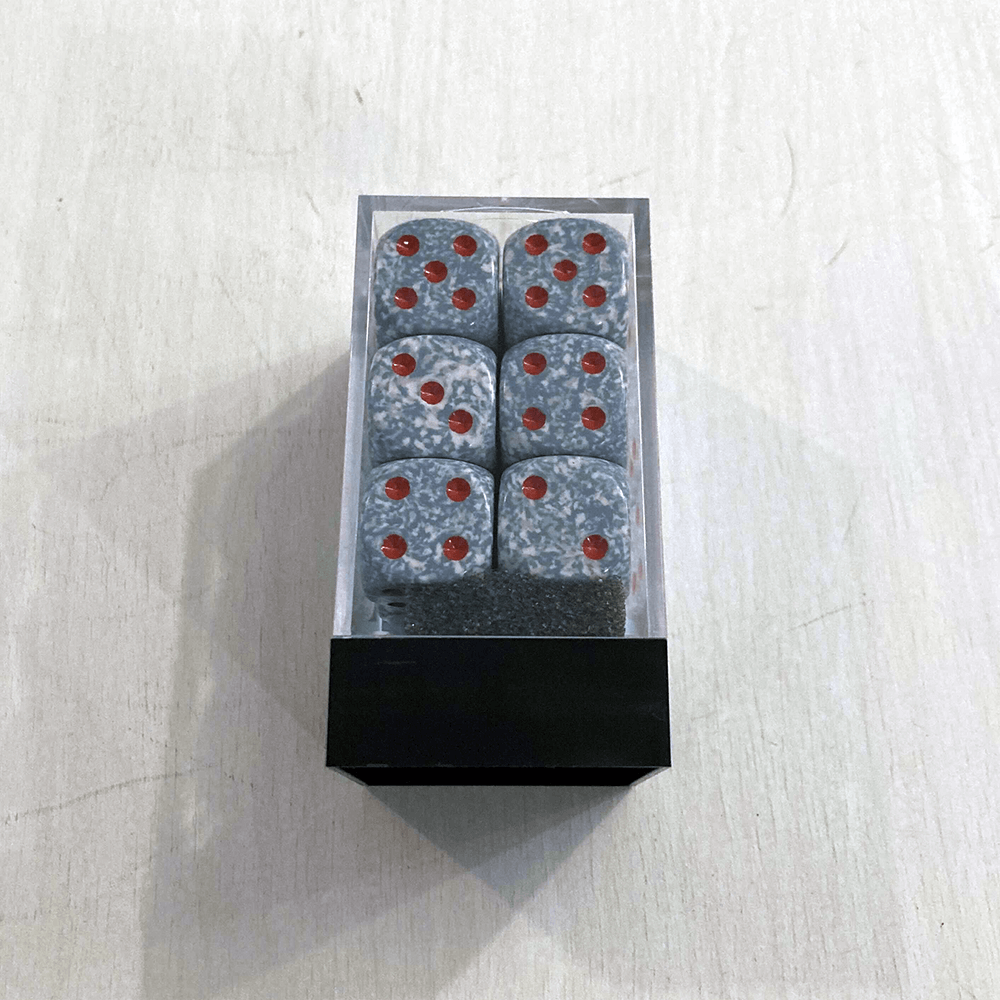 Dice Set 12d6 Speckled (16mm) 25700 Air