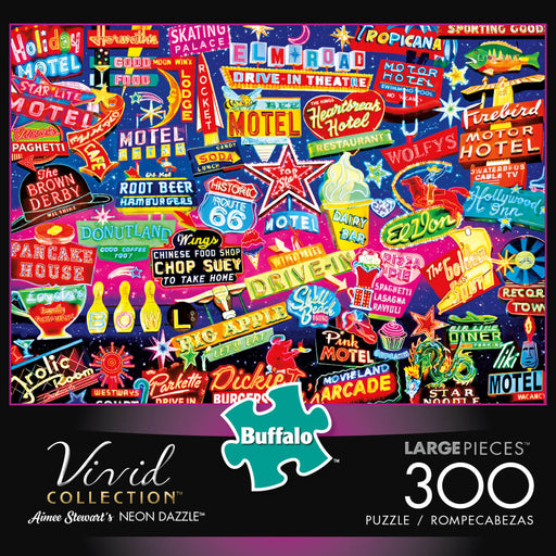 Puzzle (300pc) Vivid : Neon Dazzle