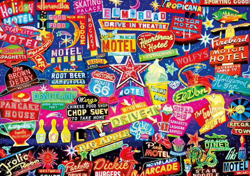 Puzzle (300pc) Vivid : Neon Dazzle