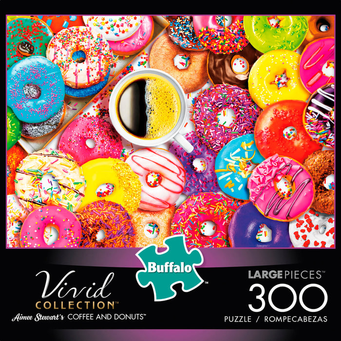 Puzzle (300pc) Vivid : Coffee and Donuts