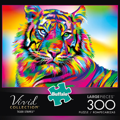 Puzzle (300pc) Vivid : Tiger Stripes