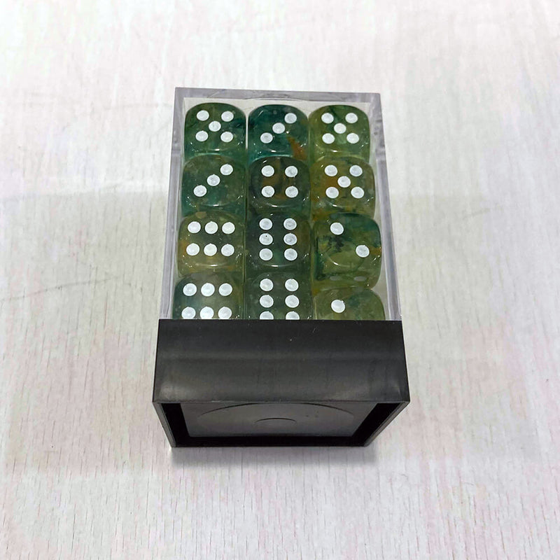 Dice Set 36d6 Nebula (12mm) 27955 Spring / White