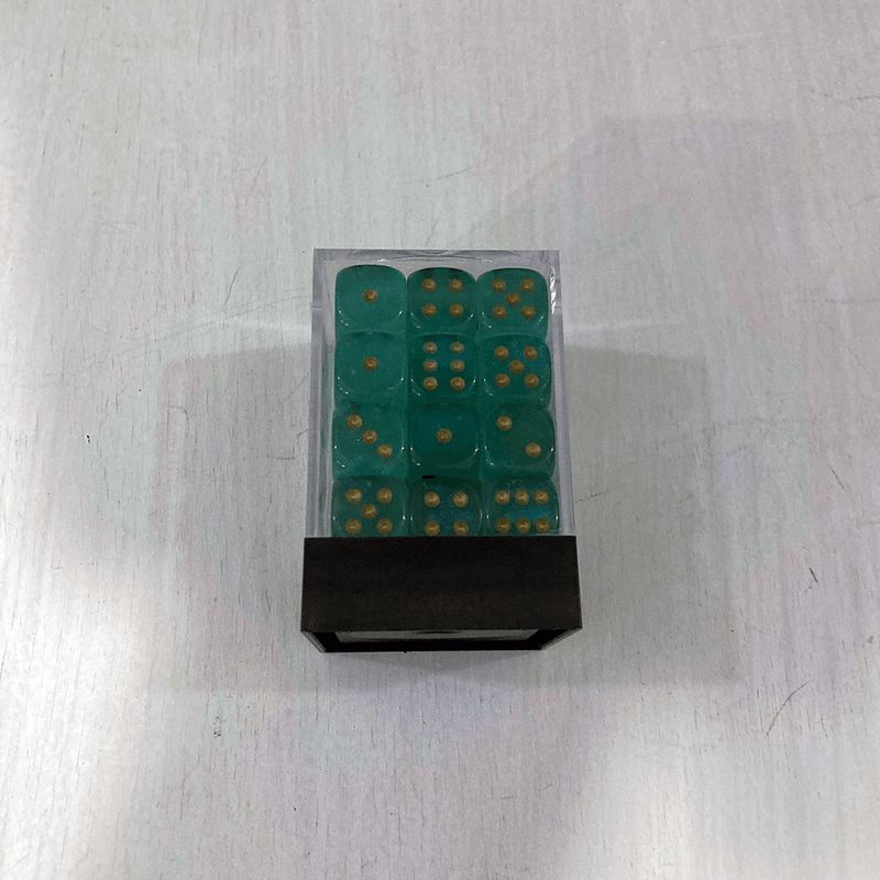 Dice Set 36d6 Nebula (12mm) 27975 Green / Gold