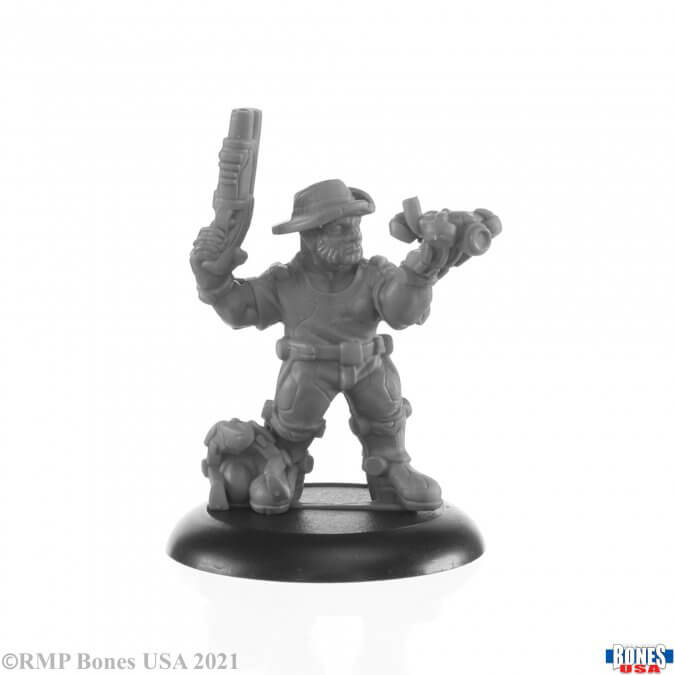 Mini - Reaper Bones USA 30030 Brom Grippon Gadgeteer (Dwarf Artificer)