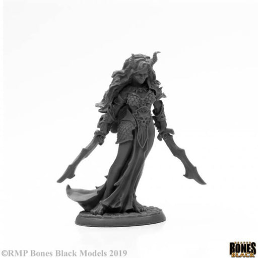 Mini - Reaper Bones Black 44003 Black Efreeti (Tiefling Female)