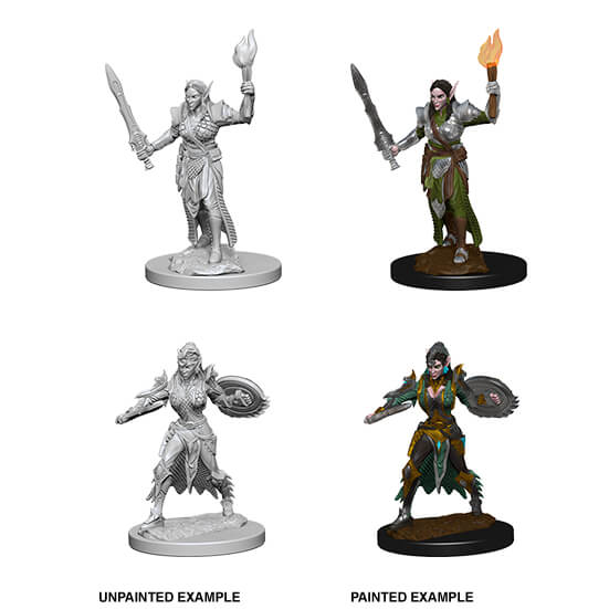 Mini - Pathfinder Deep Cuts : Elf Fighter (Female)