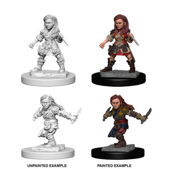 Mini - D&D Nolzur's Marvelous : Halfling Rogue (Female)