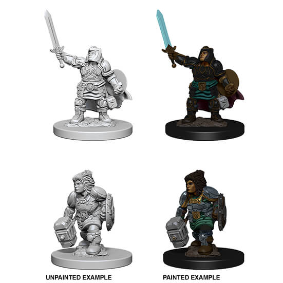 Mini - D&D Nolzur's Marvelous : Dwarf Paladin (Female)