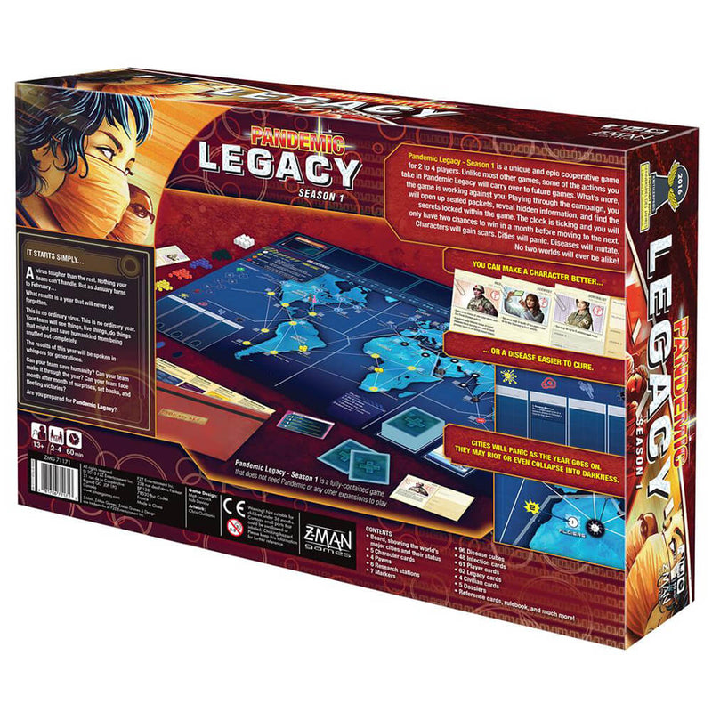Pandemic Legacy Season 1 (Red)