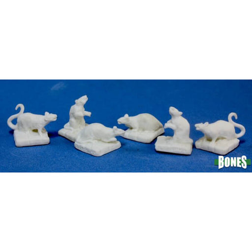 Mini - Reaper Bones 77016 Giant Rat (6ct)