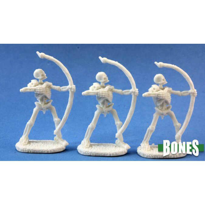 Mini - Reaper Bones 77018 Skeletal Archer (3ct)