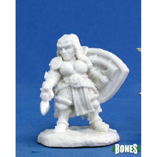 Mini - Reaper Bones 77073 Freja Fangbreaker (Dwarf Female Fighter)