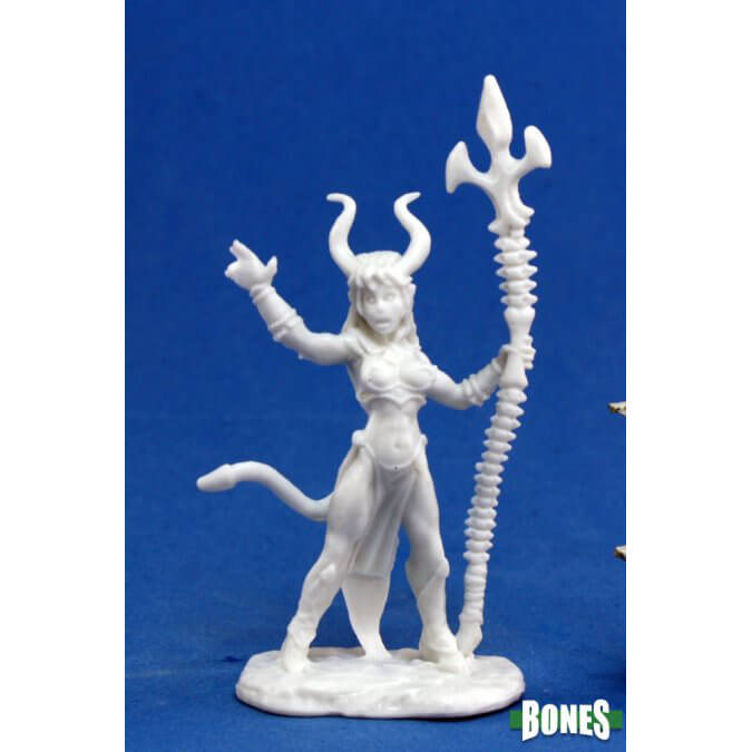 Mini - Reaper Bones 77119 Sinessa Hellborn Sorceress (Tiefling)