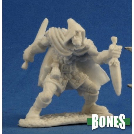 Mini - Reaper Bones 77224 Rogan Half-Orc Rogue