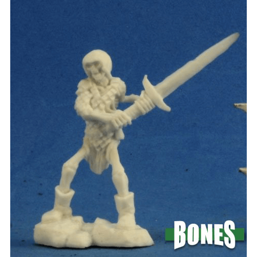 Mini - Reaper Bones 77238 Skeleton Guardian 2H Sword (3ct)