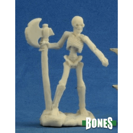 Mini - Reaper Bones 77243 Skeleton Warrior Axeman (3ct)