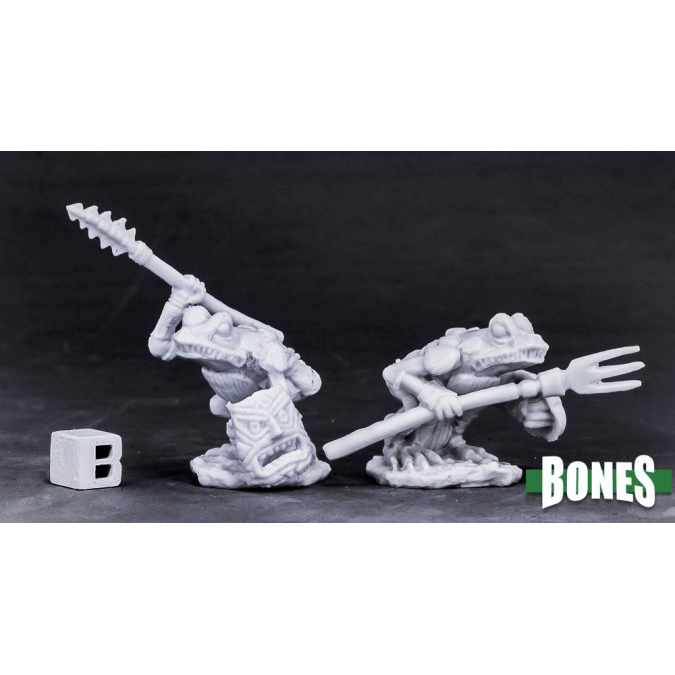 Mini - Reaper Bones 77268 Squogs (Frogfolk 2ct)