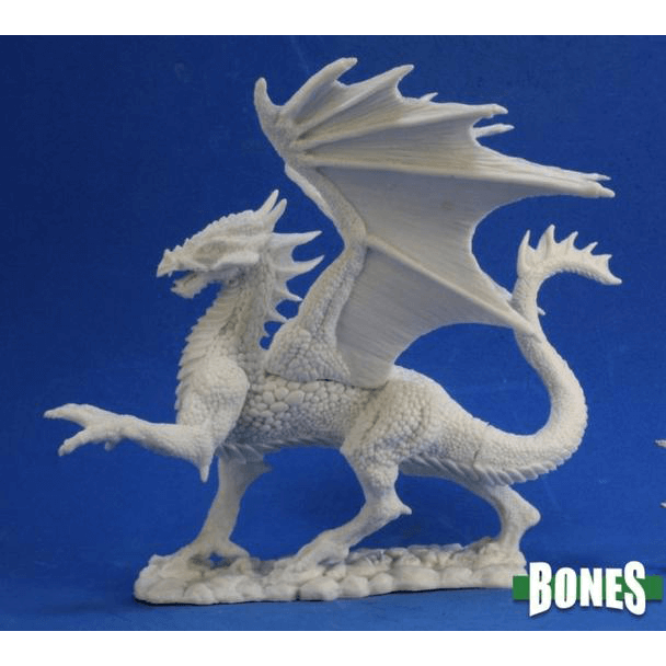Mini - Reaper Bones 77329 Silver Dragon