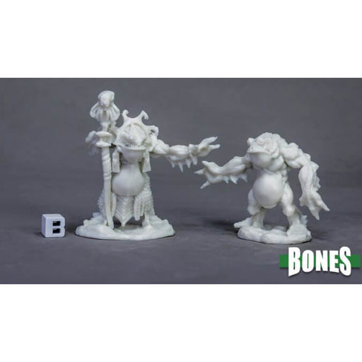 Mini - Reaper Bones 77520 Deep One Priest & Servitor (2ct)