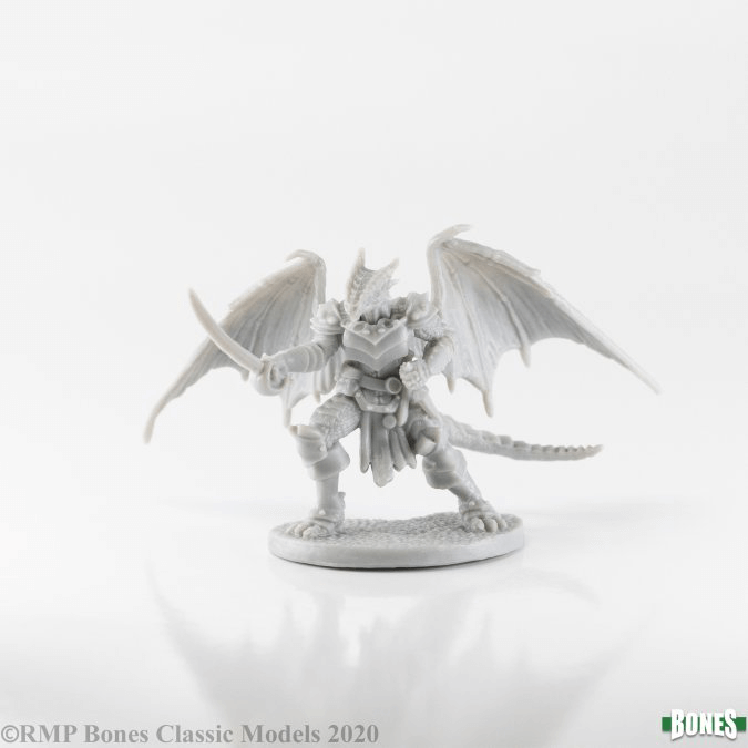 Mini - Reaper Bones 77656 Tazythas Dragonfolk Rogue — Twenty Sided