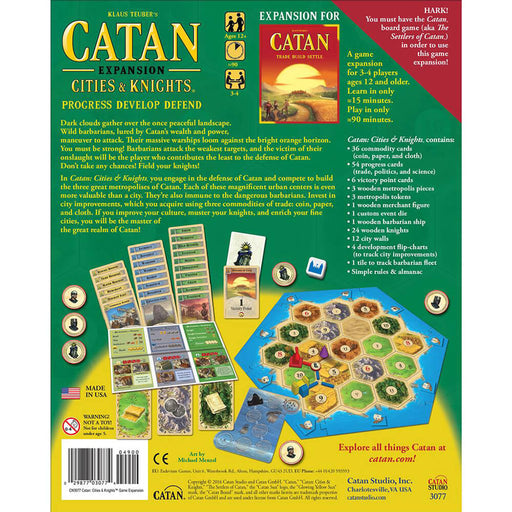 Catan (5th ed) Expansion : Cities and Knights