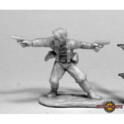 Mini - Reaper Bones 80074 Jake Ryan Hero Explorer (Human Gunslinger)