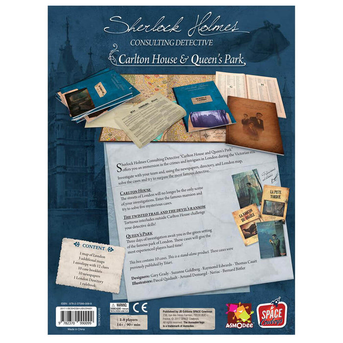 Sherlock Holmes Consulting Detective : Carlton House and Queen's Park